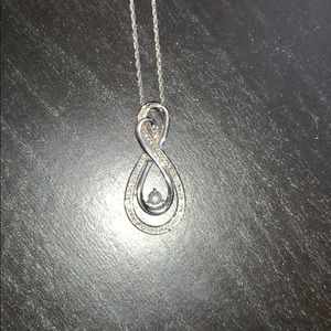 Silver necklace from Kay’s